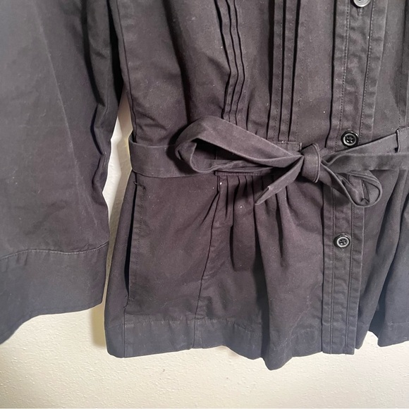 Vintage Lucky Brand Button Down Shirt Jacket Black M - Picture 4 of 8